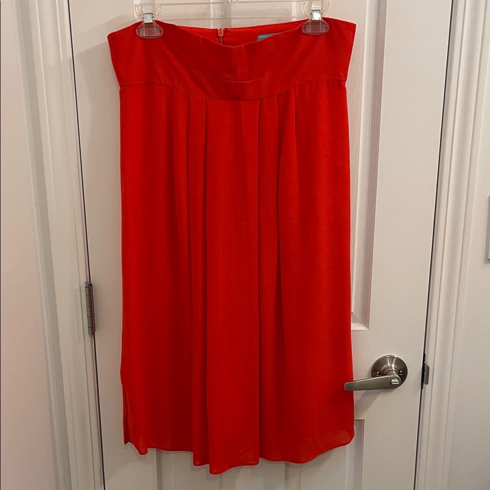 Elegant Red Women's Skirt